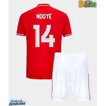 Nottingham Forest Dan Ndoye #14 Hjemmedraktsett Barn 2025-26 Kortermet (+ Korte bukser)